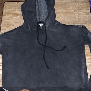 LA Hearts cut-out shoulder hoodie!
